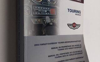 Touring models : 2003 Harley-Davidson international owner...