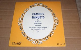 Famous Minuets 7" EP