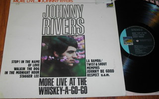 JOHNNY RIVERS - More Live - LP 1975 rockabilly EX