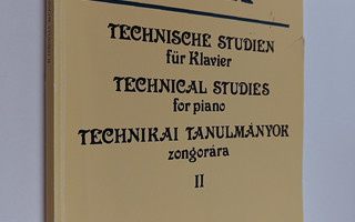 Liszt : Technical studies for piano 2 - Technische Studie...