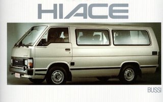 Toyota Hiace Bussi -esite 1988