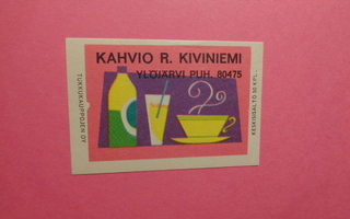 TT-etiketti Kahvio R. Kiviniemi, Ylöjärvi