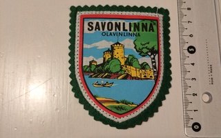 Savonlinna - Olavinlinna hihamerkki / kangasmerkki