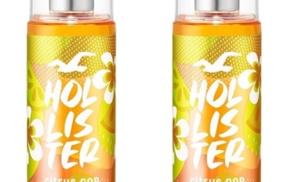 2kpl Hollister Citrus Pop Fragrance Mist 125ml vartalotuoksu