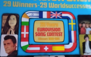 2 LP-LEVYN KANSIO : EUROVISION GALA : 29 WINNERS- 29 WORLDSU