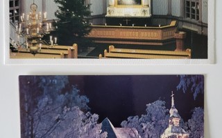 Joulukortti 2kpl, kulkenut, Virtain kirkko