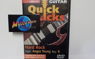 QUICK LICKS HARD ROCK, STYLE: ANGUS YOUNG UUSI DVD