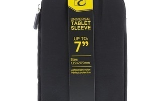 Epzi 7" Yleismallinen Tabletti suojus, 135x205mm, musta UUSI