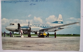 Lentokone Finnish Airlines Finnair Convair 340 1956