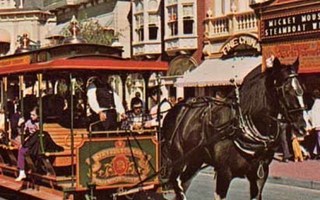 DISNEY / Hevosvetoinen katuvaunu. Walt Disney World. 1960-l.