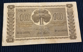 10 markan seteli 1939