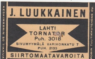 Lahti.  J. Luukkainen   a52