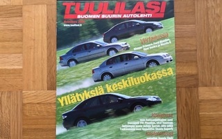 Tuulilasi -lehti eripainos 7/2002.Vertailu keskiluokan autot