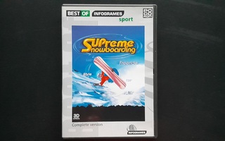 PC CD: Supreme Snowboarding peli (2000)
