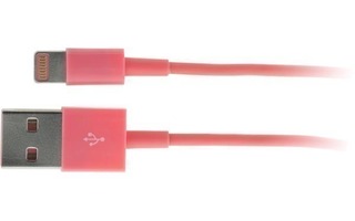 USB A uros - Lightning uros Kaapeli, 1m, eri värejä *UUSI*
