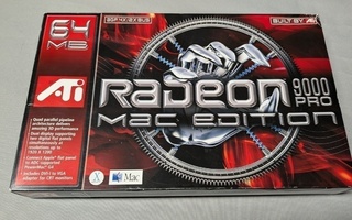 ATI Radeon 9000 Pro Mac Edition 64 -laatikko (Ei korttia)