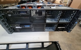 Dell PowerEdge R710 räkkipalvelin 2kpl X5560 72 Gb No HDD