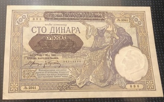 100 Dinara Jugoslavia 1941