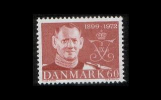 Tanska 520 ** Frederik IX syntymäpäivä (1972)