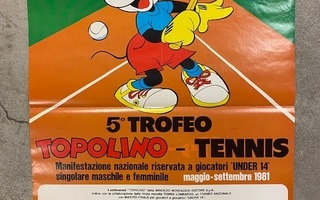5 Trofeo Topolino Tennis Mikki Hiiri Juliste