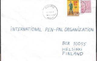 Postilähetys - Puolustusv. 50v (LAPE 646) Kuopio 8.11.1968