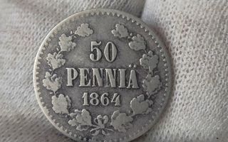 50 penniä 1864