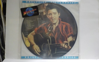 ELVIS PRESLEY - TEDDY BEAR EX+ PICTURE VINYL 12"