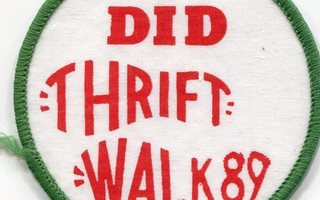 Kangasmerkki - I did Thrift Walk 89