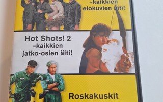 Hot Shots, Hot Shots 2,Roskakuskit (3-DVD)
