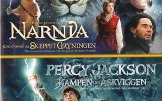 NARNIAN TARINAT KASP MATKA / PERCY JACKSON	(31 616)	k	-SV-