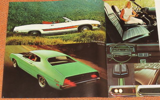1971 Ford sporttimallit USA esite - KUIN UUSI - Mustang