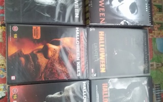 Halloween dvd elokuvat kaikki x 13 eri elokuvaa 1978-2022
