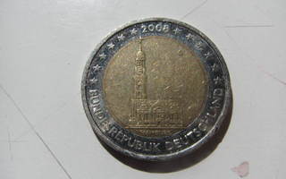 Saksa - Germany 2€ 2008 "G" CIR