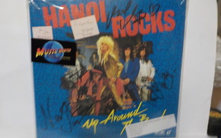 HANOI ROCKS - UP AROUND THE BEND M-/M- LASERDISC - NIMMARIT!