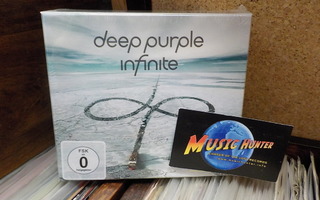 DEEP PURPLE - INFINITE UUSI CD + DVD + PAITA BOKSI