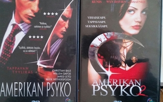 AMERIKAN PSYKO 1 ja 2 -DVD