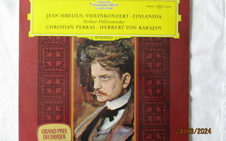Jean Sibelius VIOLINKONZERT - FINLANDIA (LP)