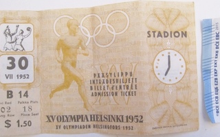 Lippu Olympia Helsinki 1952 Käsipallo Näytös KÄYTTÄMÄTÖN!!!