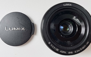 Panasonic Lumix G 20mm objektiivi
