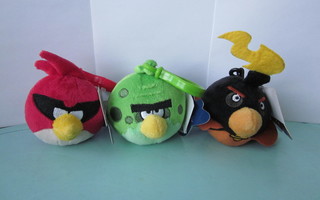 Angry Birds pehmot, klipsillä, uudet