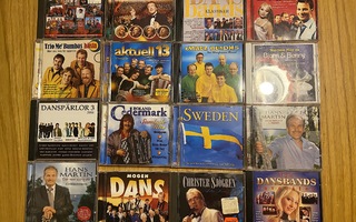 34 x Ruotsi-iskelmä scglager CD