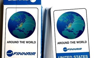 Around the World Finnair pelikortit