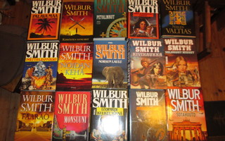 Wilbur Smith: 27 romaania (sid. 1. painos, kansipaperit)