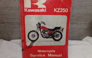 Kawasaki Z250 1980-1981 tehtaan korjaamokäsikirja