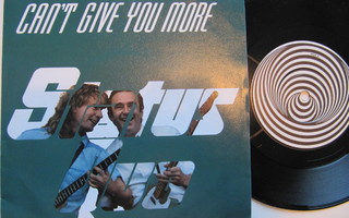 Status Quo Can't Give You More / Dead In The 7" sinkku PROMO