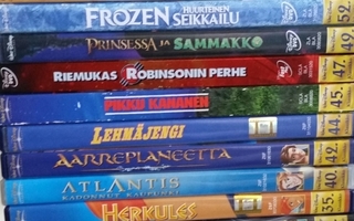 Disney Klassikot ja jatko - osia 22 Kpl -DVD