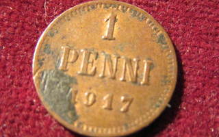 1 penni 1917