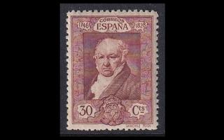 Espanja 474 ** Francisco de Goya 30 C (1930)