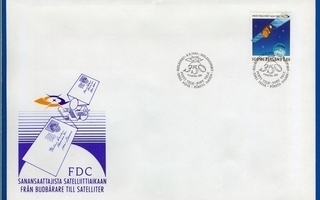 FDC – Posti 350 v., Tietoliikennesat. 6.9.1988, Lape 1061