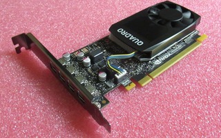 NVIDIA Quadro P1000 4GB  Quad miniDisplayport